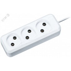 Удлинитель Navigator 71 449 NPE-S1-03-300-X-2x0.75 без заземления 3 гн. 3м 6А ПВС 2х0.75