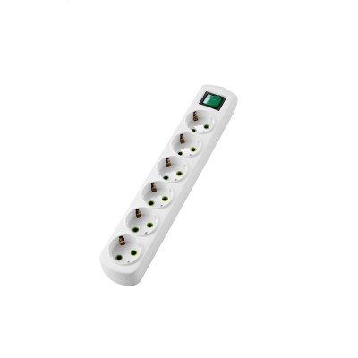 Колодка с/з 6 входов с выключателем