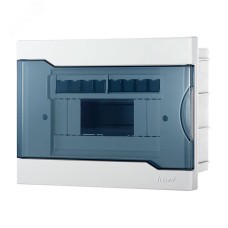 NEW Бокс с прозрачной крышкой Lezard  ЩРВ-П-8 для внутр.уст.8-и модульных устройств 730-1000-008