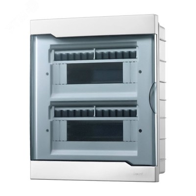 NEW Бокс с прозрачной крышкой Lezard ЩРВ-П-24 для внутр.уст.24-х модульных устройств  730-1000-024