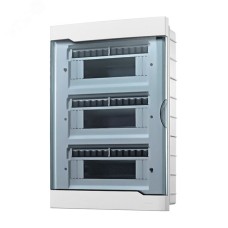 Бокс с прозрачной крышкой ЩРВ-П-36 для внутренней установки 36-и модульных устройств