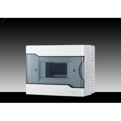 Щит распределительный навесной ЩРН-П-6 пластиковый с прозрачной крышкой