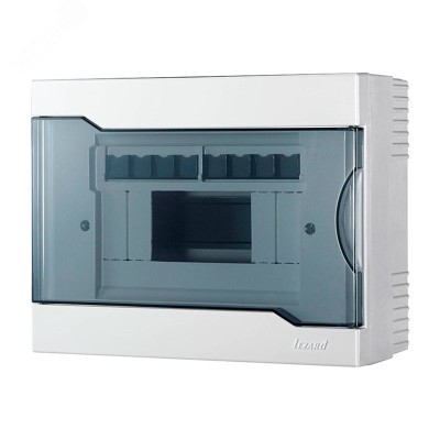 Щит распределительный навесной ЩРН-П-8 пластиковый с прозрачной крышкой