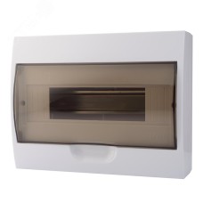 Щит распределительный навесной ЩРН-П-12 пластиковый с прозрачной крышкой LUXRAY