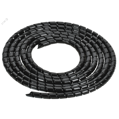 Спираль монтажная СП-09 черная (2м/упак) IEK