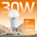 Лампа Gauss Elementary A67 30W 2320lm 3000K E27 LED 1/10/50