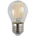 Лампочка светодиодная ЭРА F-LED P45-7W-827-E27 E27 / Е27 7Вт филамент шар теплый белый свет