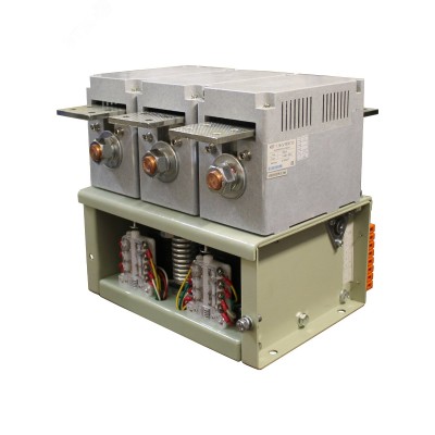 Контактор вакуумный КВТ-1,14-5/1000-3 У3, трёхполюсный, 220В, 4з+3р, нереверсивный, без реле, IP00. (ЭТ)