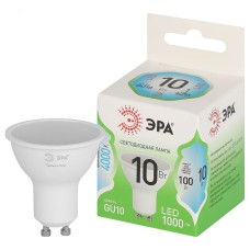 Лампа светодиодная ЭРА GREEN LINE LED MR16-10W-840-GU10 GL GU10 10 Вт софит яркий белый свет
