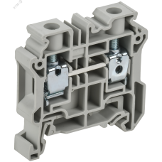 ARMAFIX Колодка клеммная CY10 винтовая 10мм2 проходная серая Ex IEK