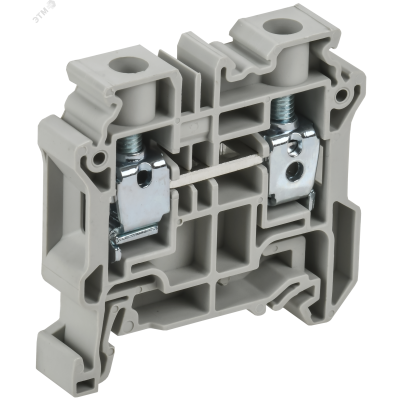 ARMAFIX Колодка клеммная CY10 винтовая 10мм2 проходная серая Ex IEK