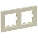 BRITE Рамка 3 поста РУ-3-Бр бежевый рифленый IEK BRITE Рамка 3 поста РУ-3-Бр бежевый рифленый IEK