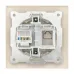 Валенсия розетка компьютерная RJ-45 1-местная кремовая