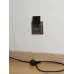 BRITE Розетка с заземлением с защитными шторками и крышкой 16А IP20 РСбш10-3-БрШ шампань