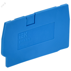 ARMAFIX Заглушка для колодки клеммной CP 1,5мм2 синяя IEK