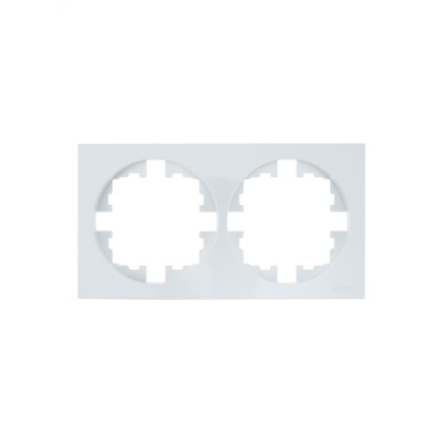 OSEN Рамка 2-ая универсальная, белая Lezard 743-0200-147