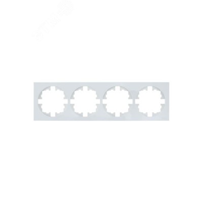 OSEN Рамка 4-ая универсальная, белая Lezard 743-0200-149