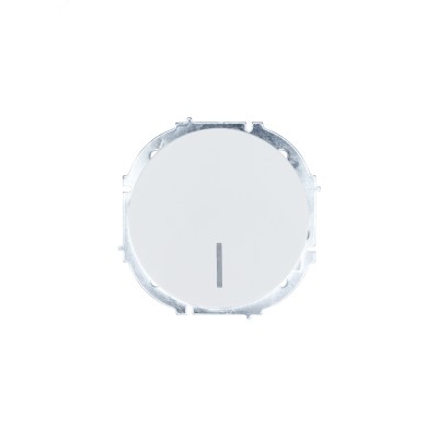 OSEN Выключатель 1-кл. с подсветкой, 10 А, механизм, белый Lezard 743-0288-111