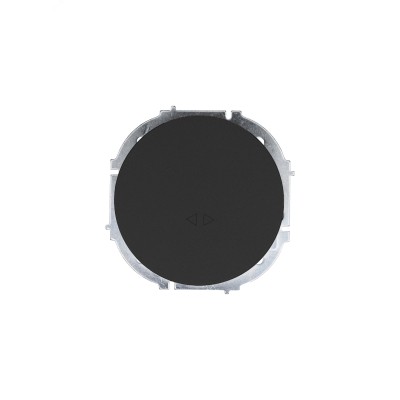 OSEN Выключатель промежуточный 1-кл., 10 А, механизм, чёрный бархат Lezard 743-4288-107