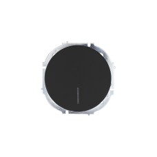 OSEN Выключатель 1-кл. с подсветкой, 10 А, механизм, чёрный бархат Lezard 743-4288-111