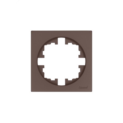 OSEN Рамка 1-ая универсальная, шоколад Lezard 743-7300-146