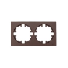 OSEN Рамка 2-ая универсальная, шоколад Lezard 743-7300-147