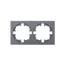 OSEN Рамка 2-ая универсальная, серый матовый Lezard 743-7400-147