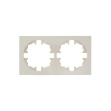 OSEN Рамка 2-ая универсальная, слоновая кость Lezard 743-9000-147