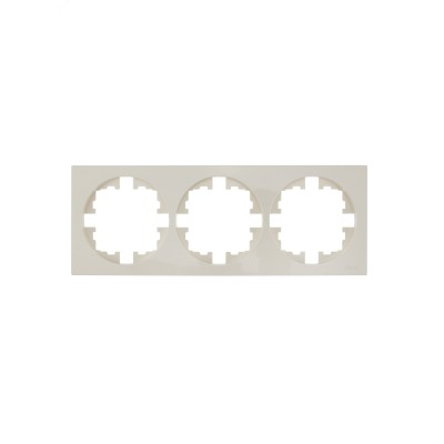 OSEN Рамка 3-ая универсальная, слоновая кость Lezard 743-9000-148