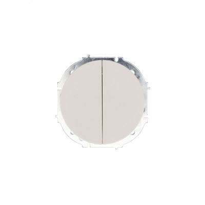 OSEN Выключатель 2-кл., 10 А, механизм, слоновая кость Lezard 743-9088-101