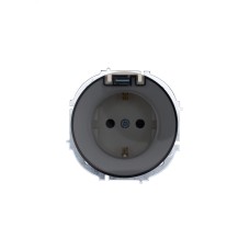 OSEN Розетка с заземлением с крышкой, 16 А, IP44, механизм, слоновая кость Lezard 743-9088-123BIPCH