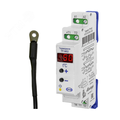 Термореле ТР-М02 ACDC36-265В УХЛ2 с ТД-2