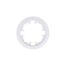 OSEN Рамка 1-ая универсальная, белая, круглая Lezard 744-0200-146