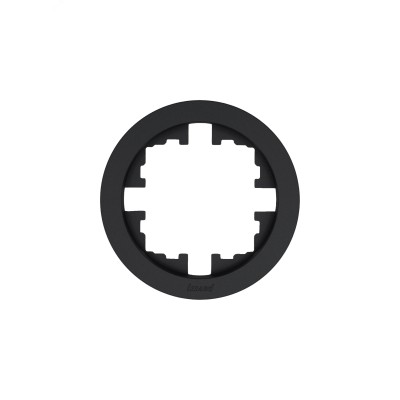 OSEN Рамка 1-ая универсальная, чёрный бархат, круглая Lezard 744-4200-146