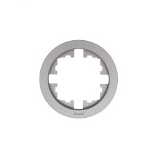 OSEN Рамка 1-ая универсальная, серый матовый, круглая Lezard 744-7400-146