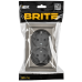 BRITE Розетка 2-местная с заземлением без защитных шторок 16А в сборе РС12-3-БрГН металл хром/никель IEK