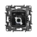 Розетка компьютерная RJ45 категория 6 UTP антрацит ETIKA