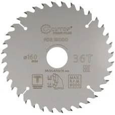 Диск пильный по дереву с тефлоновым покрытием 36Т, Profi plus, 160x1,3/2,0x30/25,4/20/16 мм