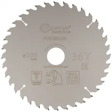 Диск пильный по дереву с тефлоновым покрытием 36Т, Profi plus, 200x1,5/2,2x32/30/25,4/20 мм
