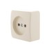 VIOLA Розетка б/з керамика крем (12шт/144шт)