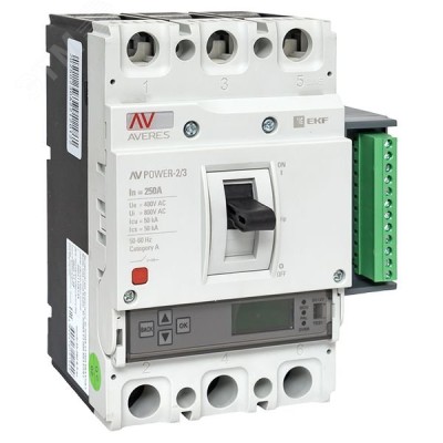 Выключатель автоматический AV POWER-2/3 250А 50кА ETU6.2