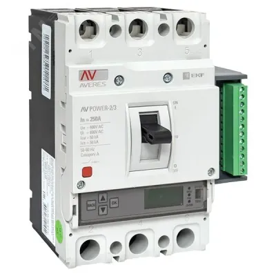 Выключатель автоматический AV POWER-2/3 250А 50кА ETU6.2