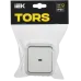 TORS Переключатель одноклавишный с индикацией 10А IP55 TS302 белый IEK