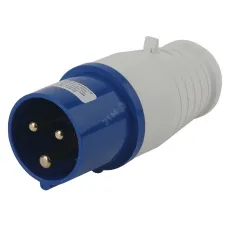 Вилка ЭРА V-16-2P-PE-IP44 переносная 013 2Р+РЕ 16А 220В IP44