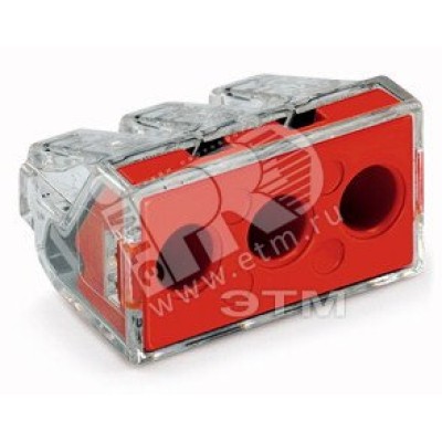 Клемма 3х2.5-6.0мм прозрачная