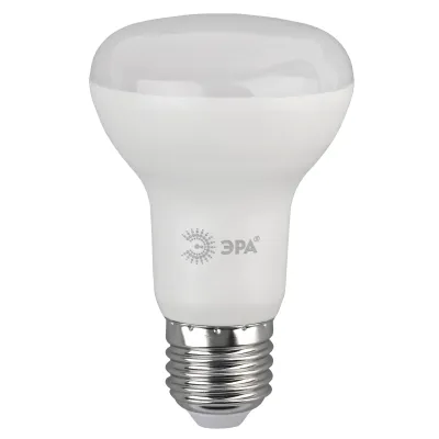 Лампочка светодиодная ЭРА STD LED R63-8W-827-E27 Е27 / Е27 8Вт рефлектор теплый белый свет