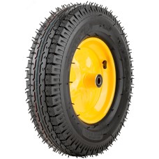 Колесо запасное, 8 слойная шина, 390х90x220 мм для тачек 77609, 77612 ( 4,80''/4,00''-8'' )D20 мм