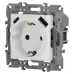 Розетка ЭРА Elegance 14-4108-01 2P+E 16A-250В со шторками с USB type-A+C 5В-3А белый