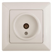Розетка Intro Solo 4-301-02 TV одиночная, СУ, слоновая кость