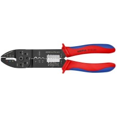 Пресс-клещи для резки и зачистки кабеля опрессовки кабельных наконечников и штекеров 3 гнезда обжим кабельных наконечников с изолятором и 